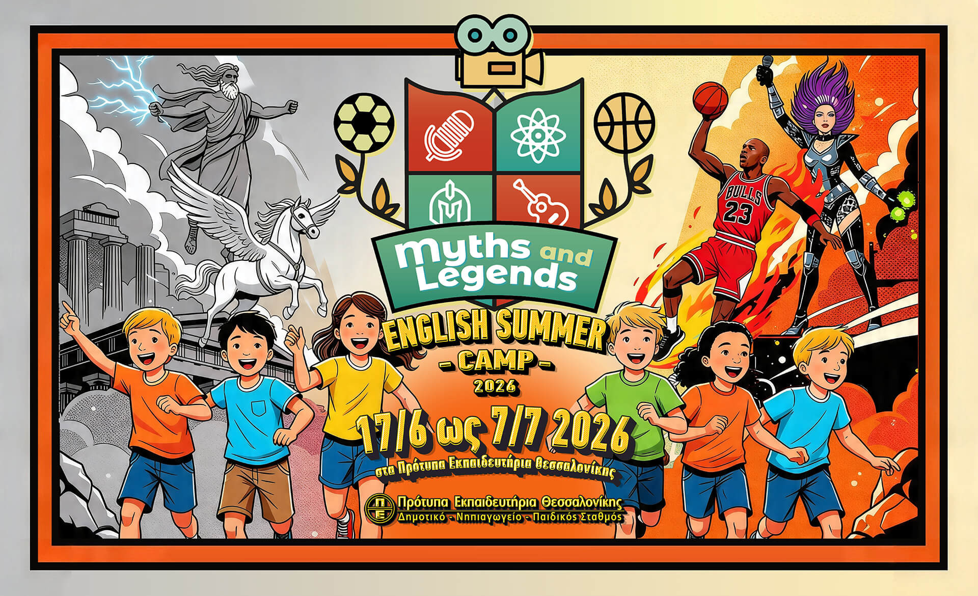 English Summer Camp 2026: ﻿«Myths and Legends at Protypa»  - Οι εγγραφές ξεκίνησαν