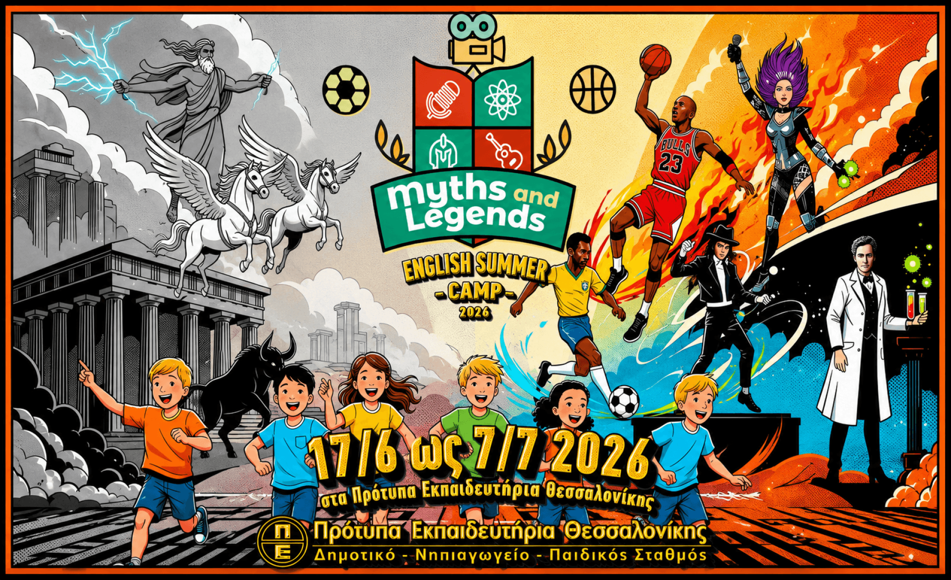 English Summer Camp 2026: ﻿«Myths and Legends at Protypa»  - Οι εγγραφές ξεκίνησαν