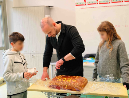 Κοπή βασιλόπιτας στο Σχολείο μας