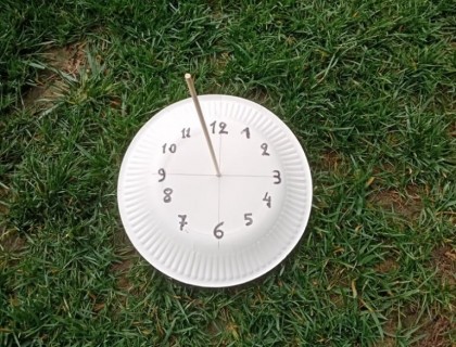 Φτιάξαμε ένα ηλιακό ρολόι