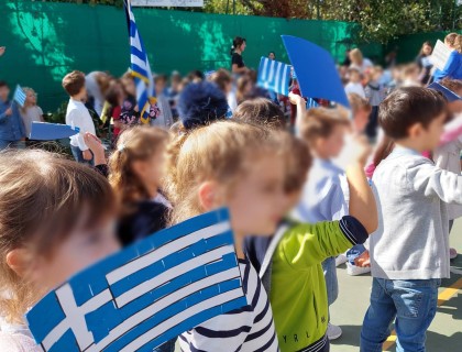 Τα προνηπιάκια μας τιμούν την 28η Οκτωβρίου&#33;